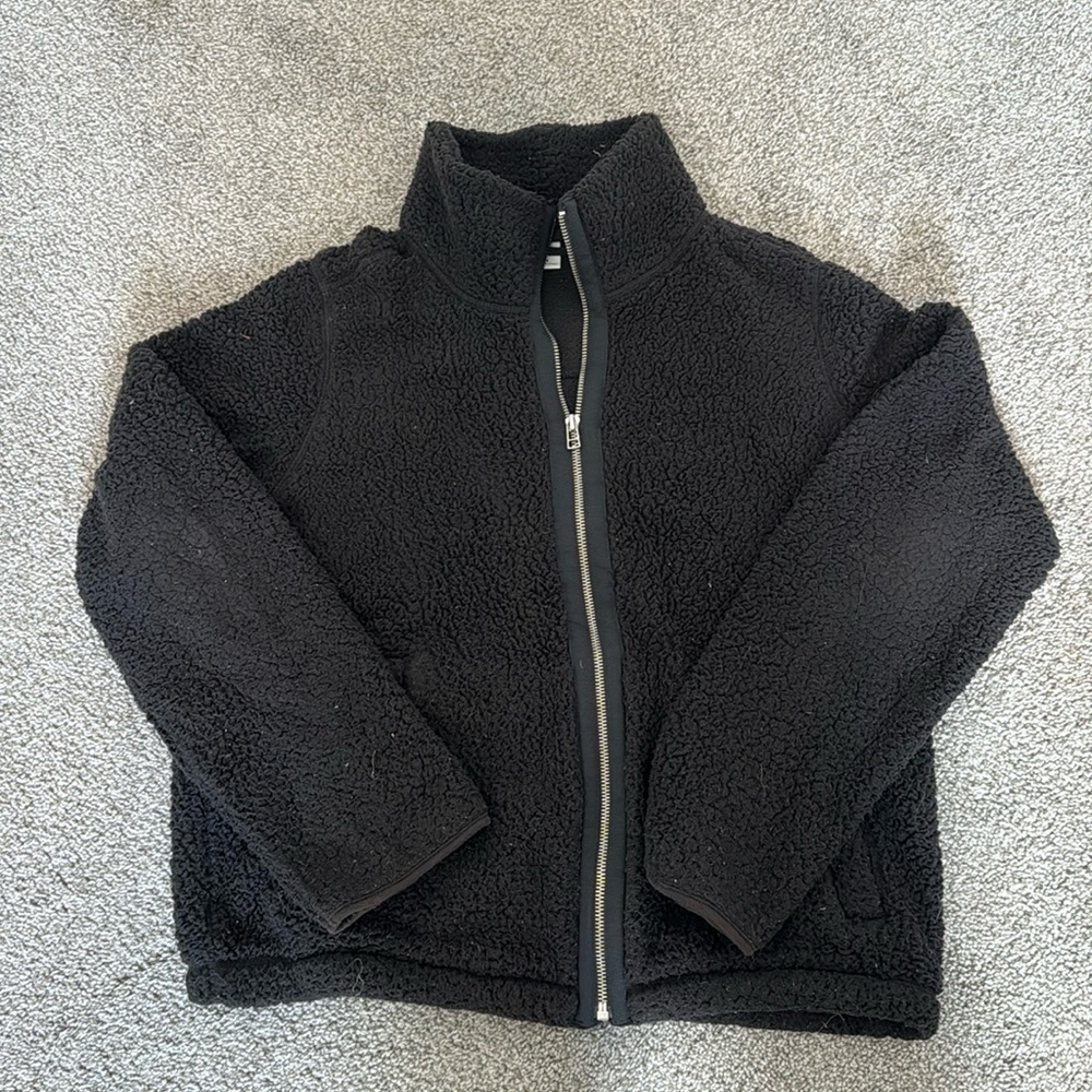 Black Old Navy Zip-up Fleece